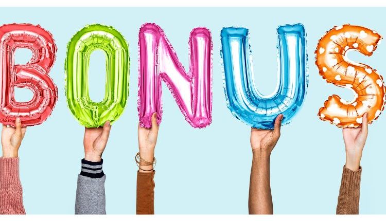 Scritta Bonus per riprendere il tema Bonus e incentivi